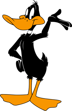 O personagem Patolino do Looney Tunes